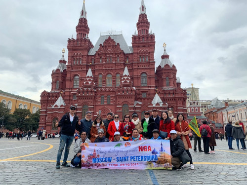 Cập nhật hình ảnh tour Nga khởi hành 27-9-2019